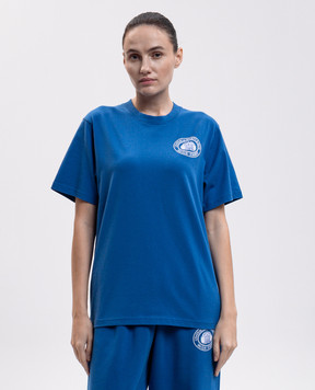 Sporty & Rich Blue T-shirt with print TO11982279BL164