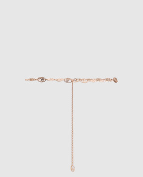 Twinset Gold chain belt with monogram 262TA4180