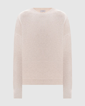 Peserico Beige sweater with wool and silk S99984F07K09095