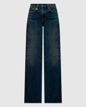 R13 Blue flared jeans R13WD188D345B
