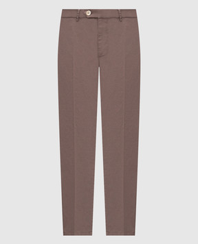 Brunello Cucinelli Brown cotton pants M289LI1770