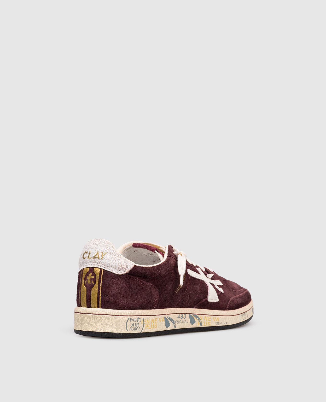

BSKT CLAY burgundy suede sneakers Premiata