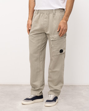 C.P. Company Beige cargo with linen MPA249A110626G