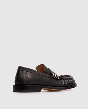 JW Anderson Black leather loafers MO0001LA0391