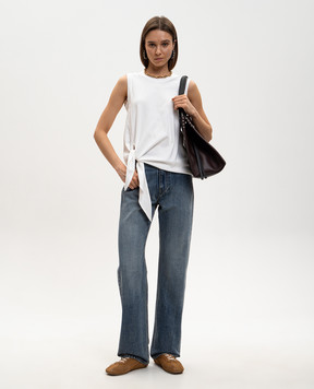 JW Anderson Blue jeans with a worn effect DT0124PG1852