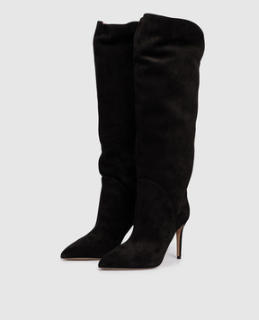 Paris Texas Black suede boots GAIA PX1446XV003