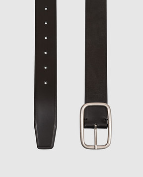 Ann Demeulemeester Black Onu leather belt B0013673LT128