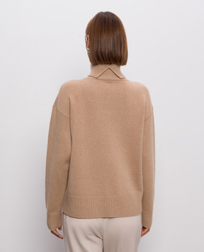 Peserico Beige wool, silk and cashmere sweater A99268F07K09283