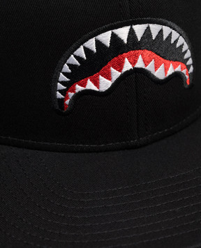 Sprayground Children's black cap with embroidery SP6776