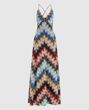 Missoni Patterned dress with open back DS26SG3ZBR015J