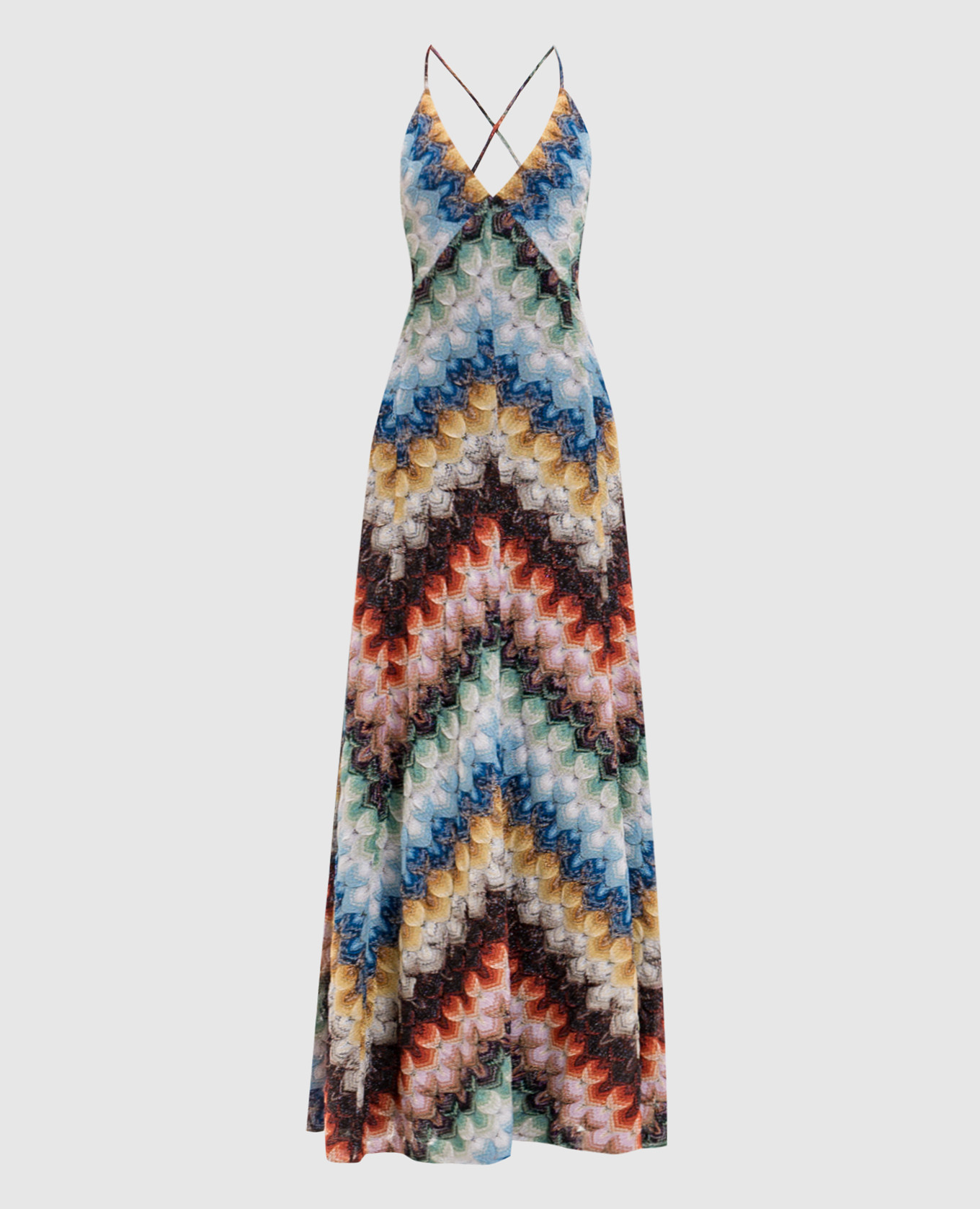 

Patterned dress with open back Missoni, White