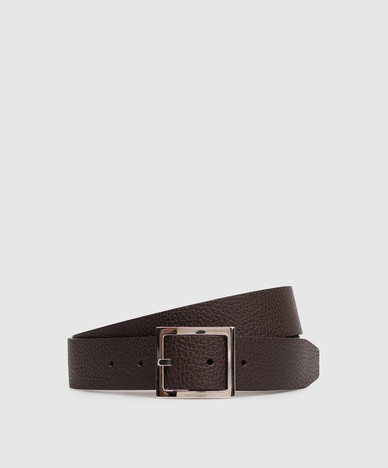 Dollaro brown leather belt