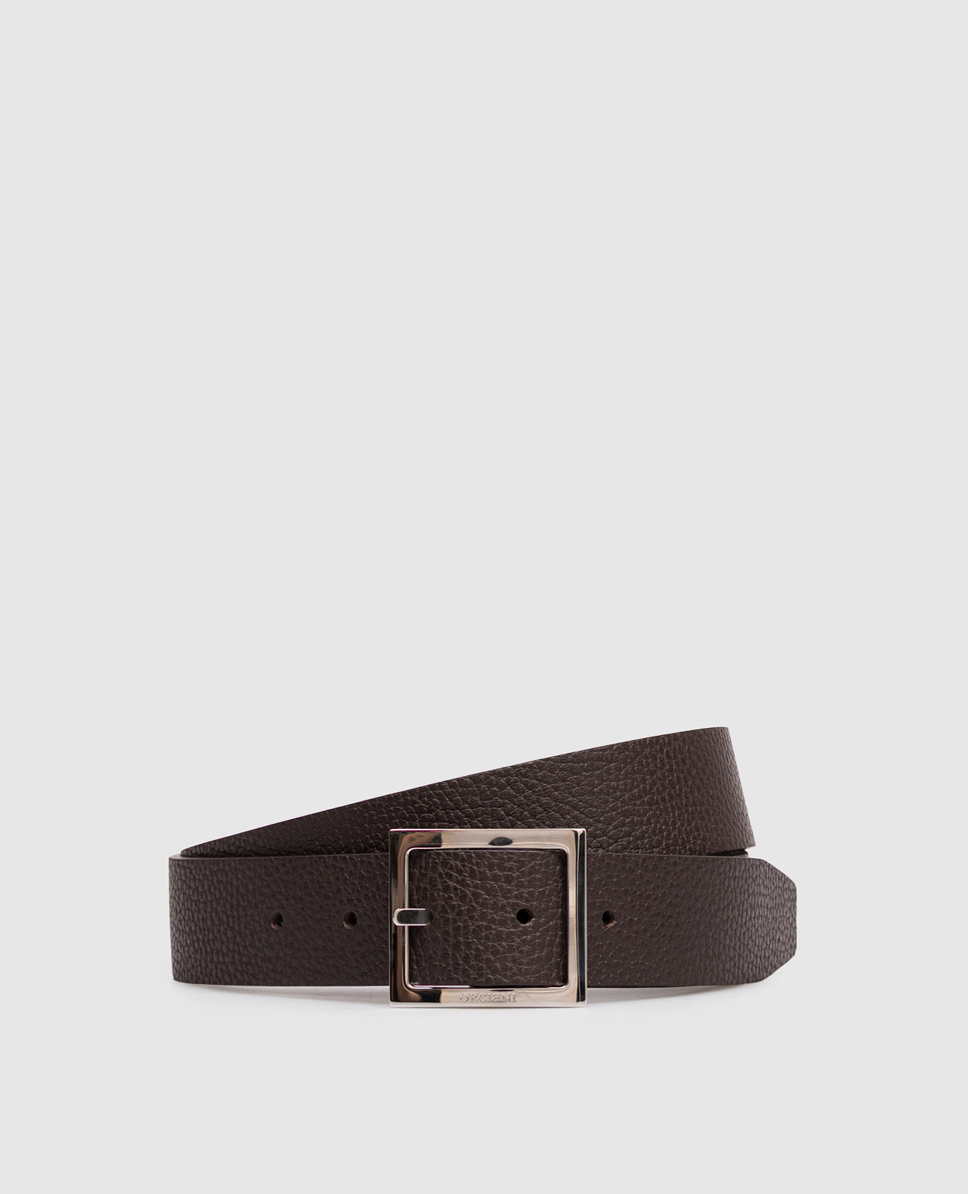 Dollaro brown leather belt