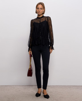 Twinset Black lace blouse 262TP274C