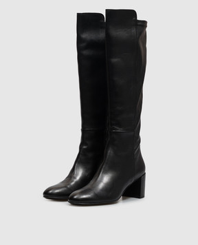 AGL Black leather boots Lynn LYNNHIGH