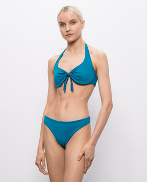 Fisico Blue reversible swimsuit bodice CR38MB