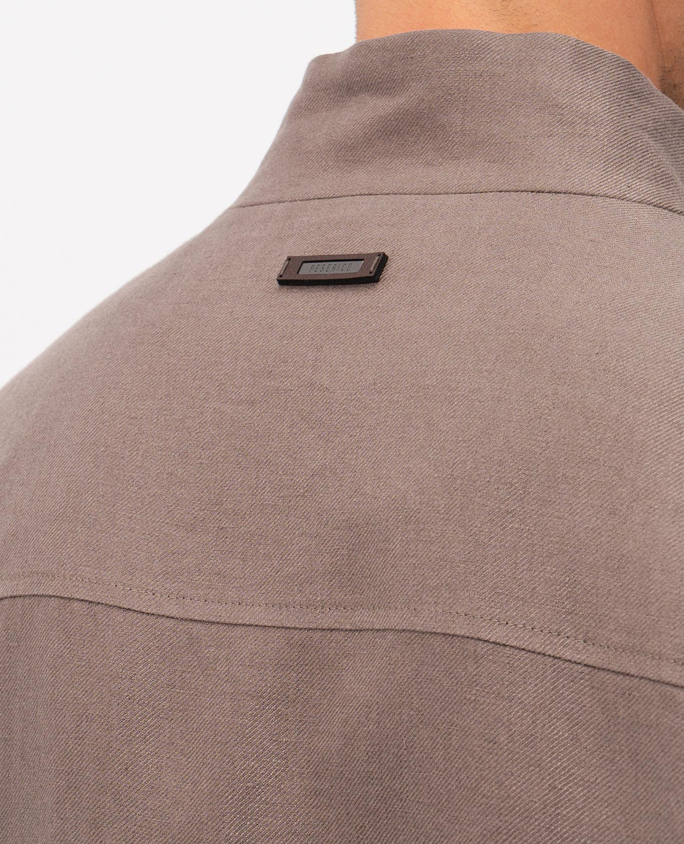 

Brown linen jacket Peserico