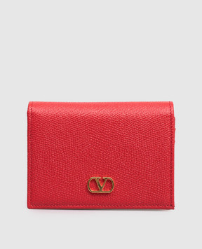 Valentino Red leather wallet VLogo 8W2P0AJ3SNP