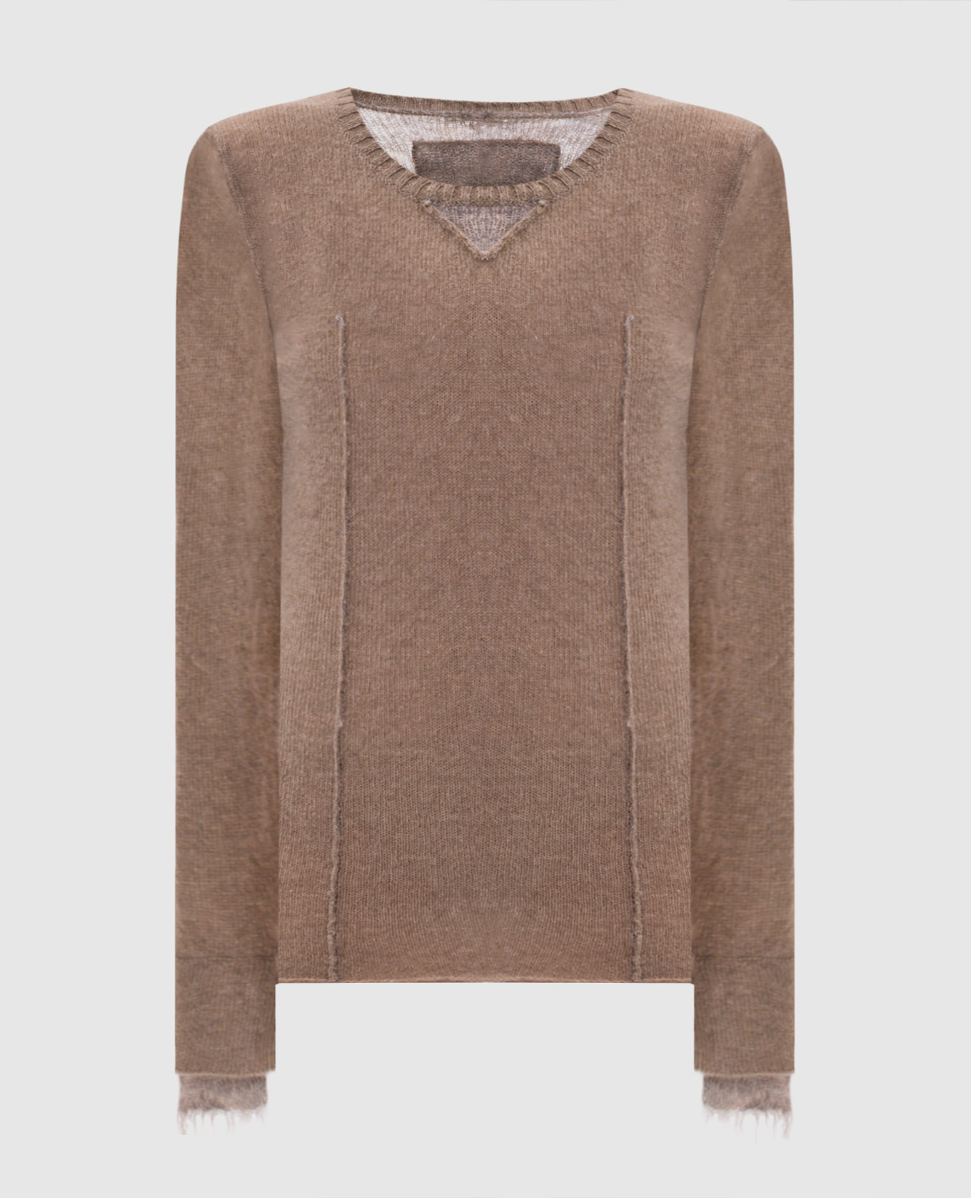 Brown wool sweater