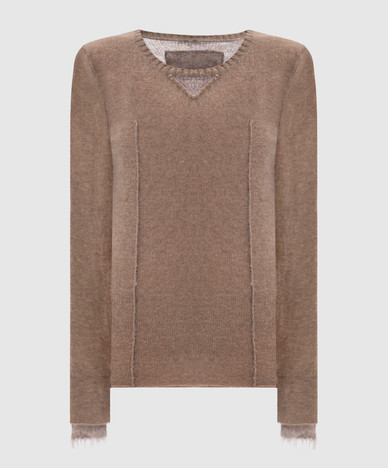 Brown wool sweater