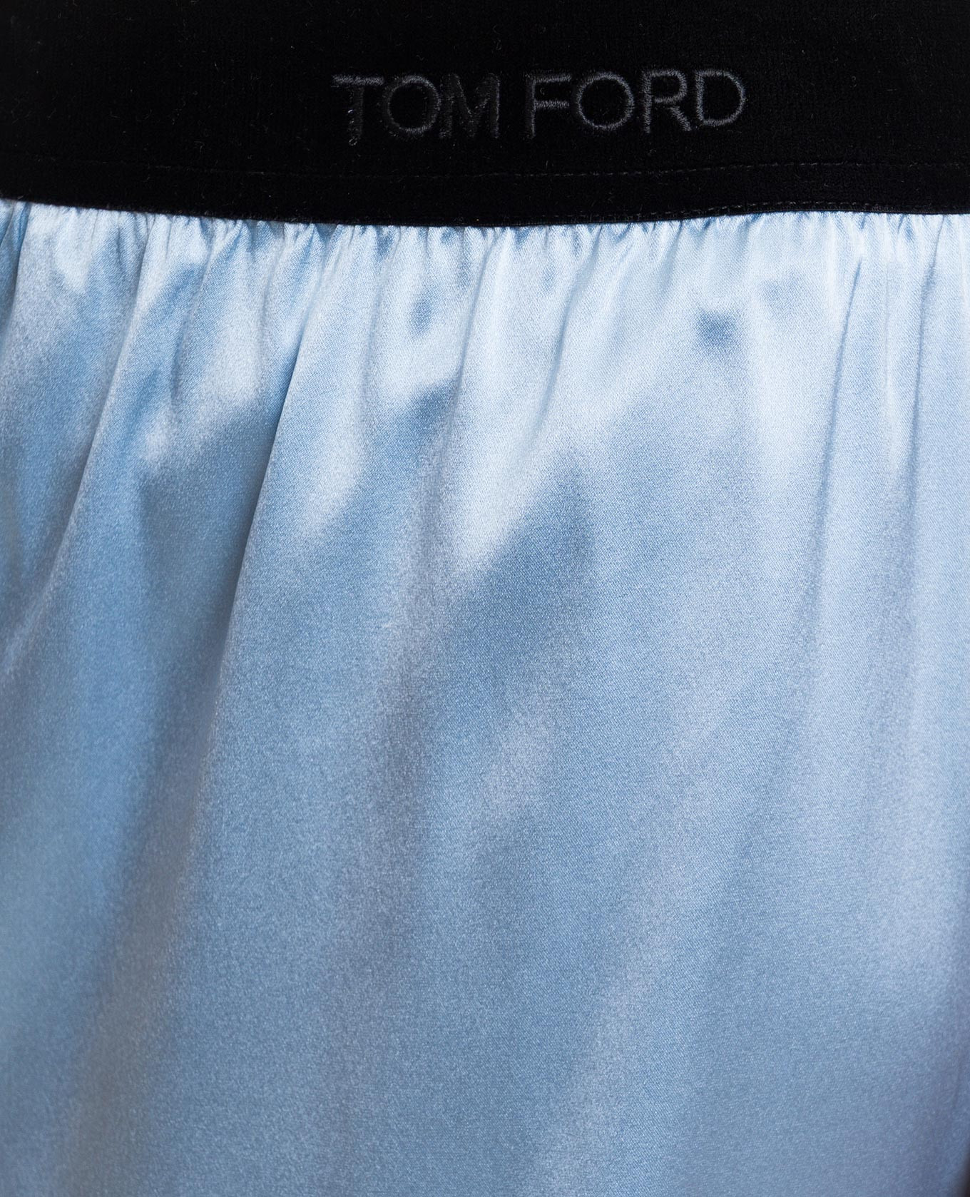 

Blue silk shorts Tom Ford, Light blue