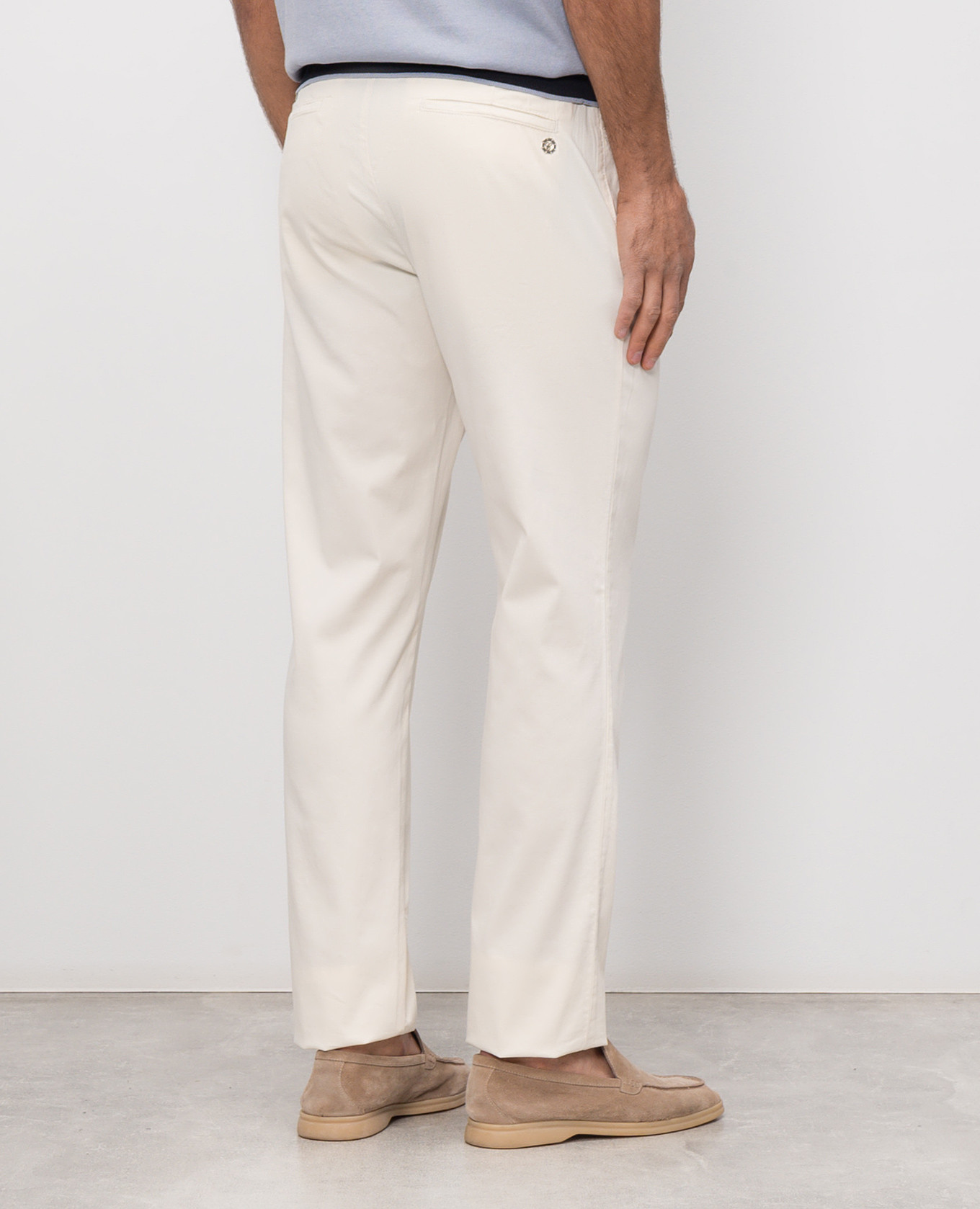 

Ivory silk pants Castangia dal 1850, Beige