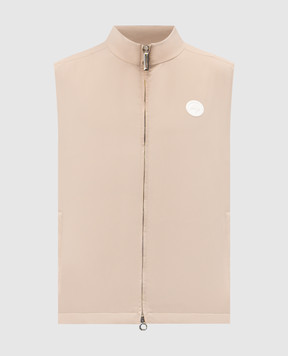 Stefano Ricci Beige vest with logo M6J4100020PL001HSAC64