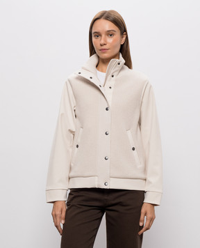 Woolrich Beige jacket with wool CFWWOU2194FRUT3496