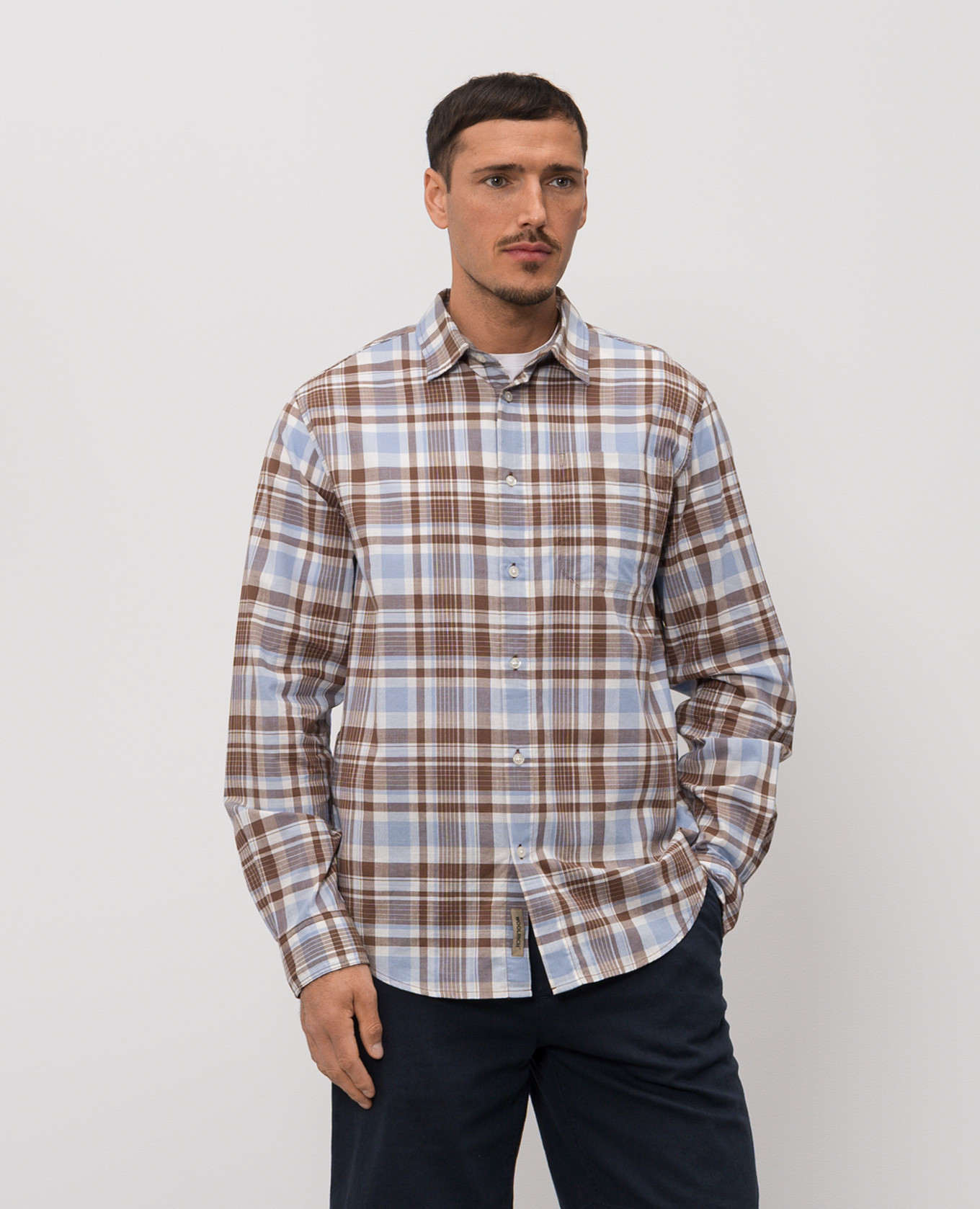 

Brown checkered shirt Woolrich