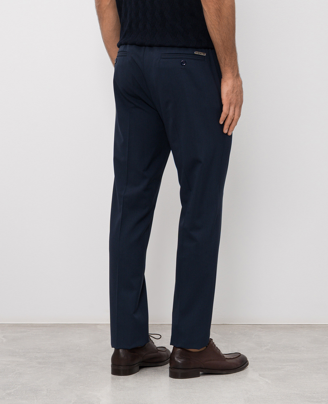 

Blue wool pants Stefano Ricci