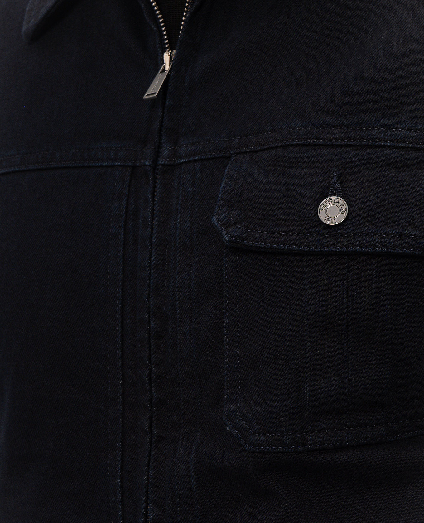 Blue denim jacket Trussardi 5
