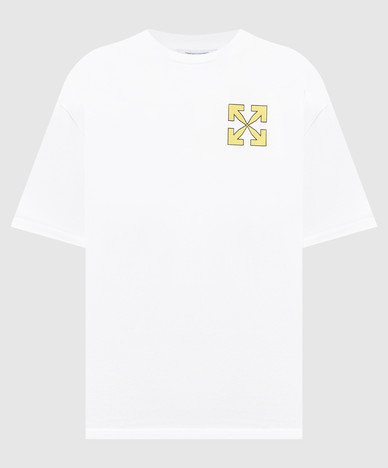 T-shirt blanc Mercy déchiré