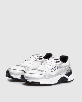 AUTRY Silver Hyperway combo sneakers HYLWIC02