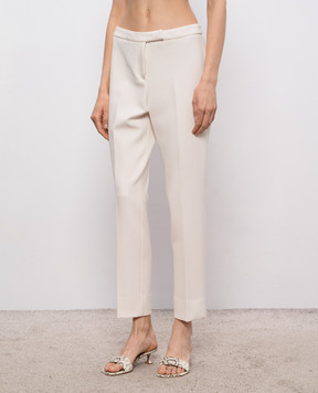 Peserico Ivory pants P0495301916