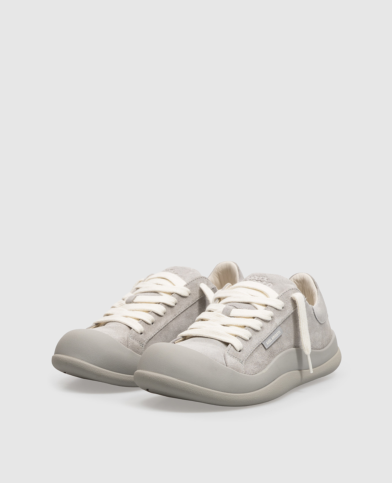 Gray suede Squish sneakers Axel Arigato 2