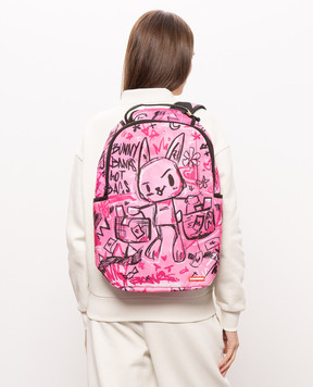 Sprayground Children's pink backpack BUNNY BANKS - MONEY BOUNCE 910B8533NSZ