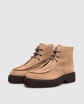 Doucal's Beige suede boots DD8742PHILUF252