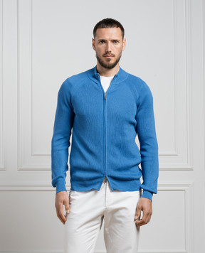 MooRER Blue Dean Cardigan DEANCSP