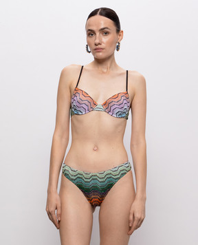 Missoni Lurex patterned swimsuit MC22SP01BR015D
