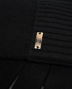 Herno Black cashmere gloves GUA00004D71047