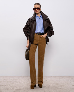 Saint Laurent Blue striped shirt 818606Y4K47
