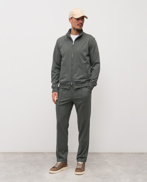 MooRER Green CRISPIN FELPA sports jacket CRISPINFELPAJ