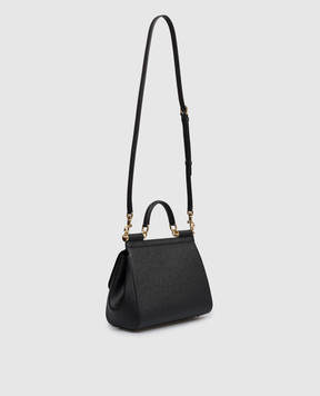 Dolce&Gabbana Black leather bag Sicily BB6002B1001