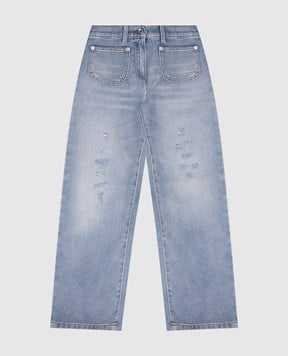 Dolce&Gabbana Children's blue jeans with holes L53P55LDD85812+