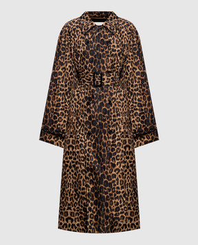 Saint Laurent Leopard print trench coat 870715Y9J02