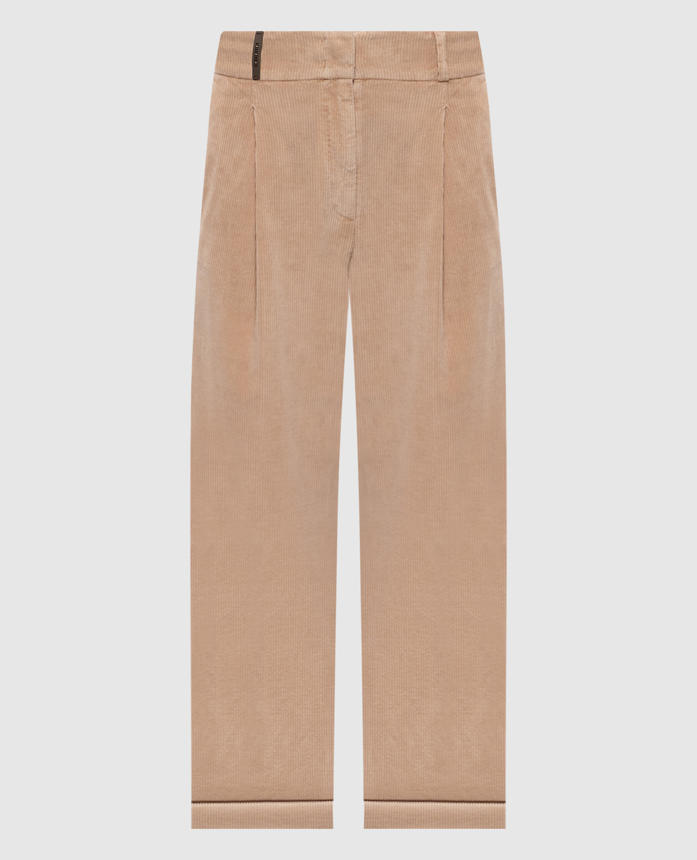 

Beige corduroy pants Peserico