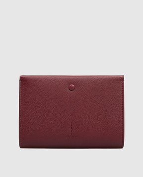 Givenchy Burgundy leather wallet with logo BB60QQB2BH
