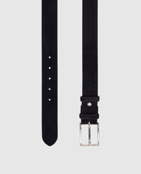 Doucal's Blue suede belt DC0001SIGMUF009