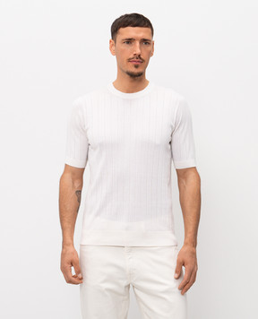 Peserico Ivory silk T-shirt R59462F1809317
