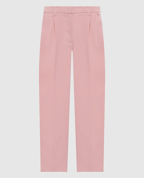Twinset Pink pants with logo 261AP2275